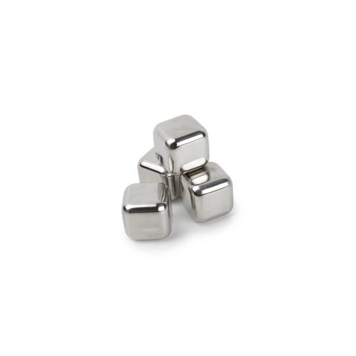YONG Set de 4 cubes de refroidissement - En inox
