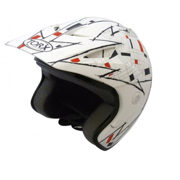 Casque Jet Trial Marque Torx Modèle Doug Taille L 59 60 Poids