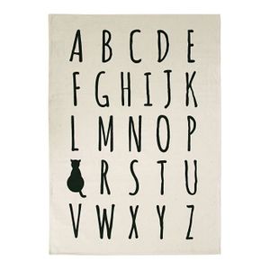 TAPIS COTTON ALPHA Tapis enfant - 120 x 170 cm - 100% co