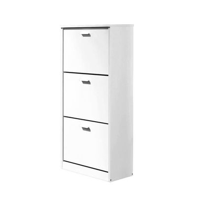 Commode Meuble à Chaussures Coloris Blanc 3 Ti Achat Vente