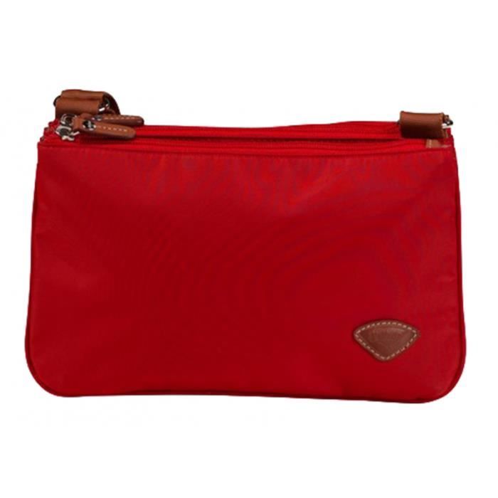 JUMP - NICE Sac Bandoulière 3 Zips Coquelicot