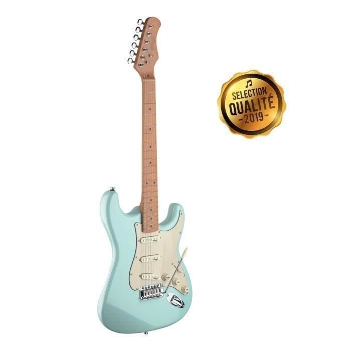STAGG SES50M-SNB Guitare Electrique Vintage - Bleu