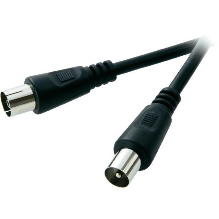 cable d antenne coaxial 2 5 m noir speaka c 226 ble tv cable d antenne coaxial 2 5 m noir speaka c 226 ble tv