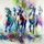 Tableau peinture sur toile cheval
