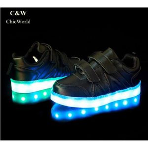 Superstar lumineuse - Achat / Vente pas cher BASKET Nouvelle Arrivee LED Éclairage Enfants Chaussur.