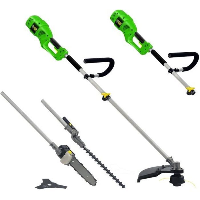FARTOOLS PRO - OMF 900 Outil modulable 4 en 1 jardin 900 W, Diamètre de coupe maxi 360 mm, Sortie du fil auto par pressio,fil 1,6 mm