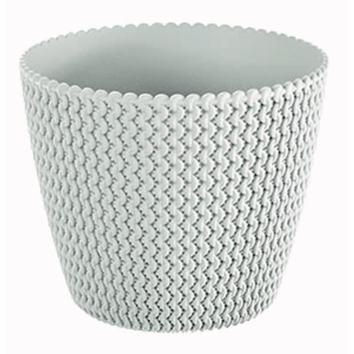 PROSPERPLAST Pot rond Sploty - Ø 295 mm - Blanc