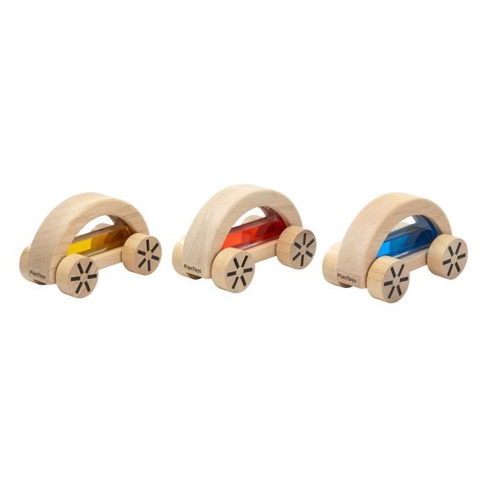 PLAN TOYS Pack de 6 voitures eau colorée