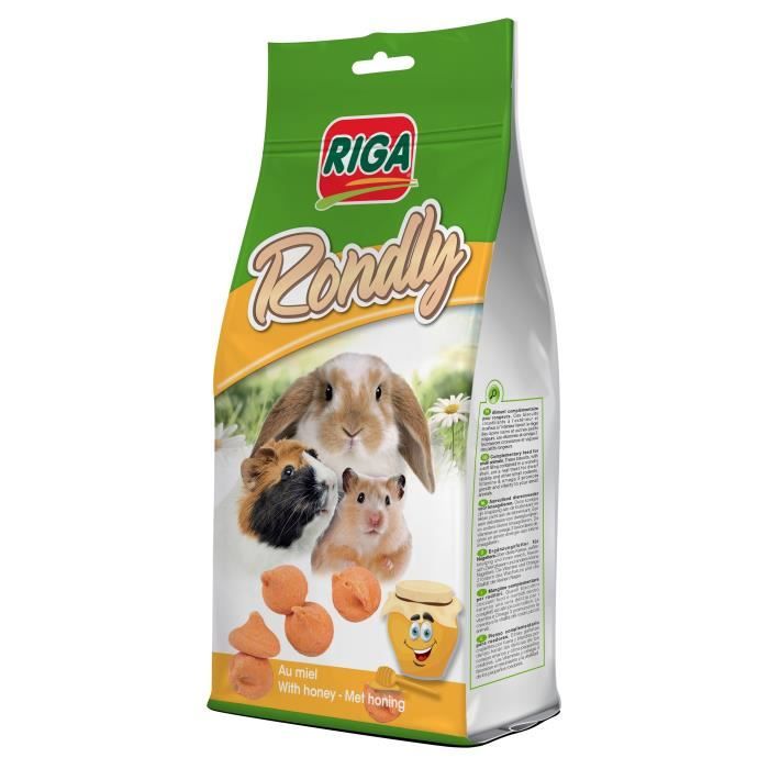 RIGA Friandises Rondly au miel - 125 g - Pour rongeur