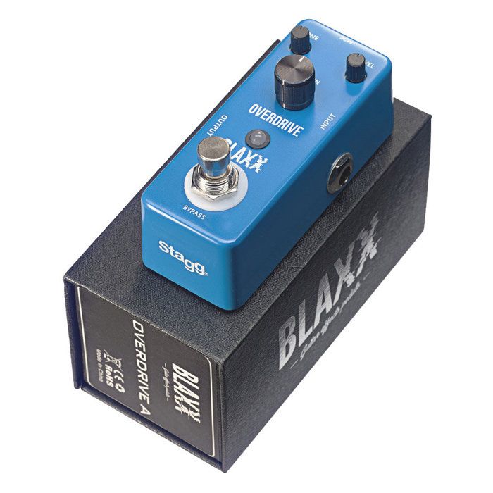 STAGG BX-DRIVE A Pédale d'effet Blaxx Overdrive - 2 Modes