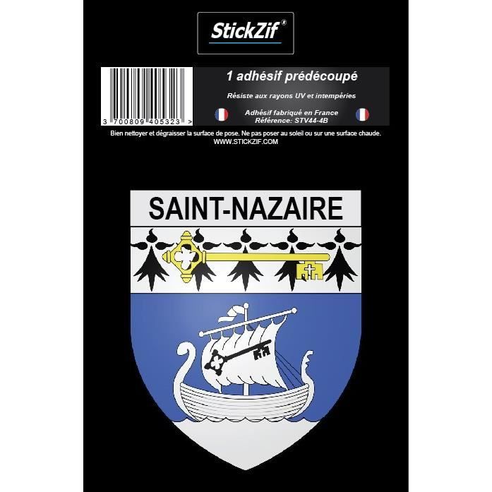 STICKZIF 1 Adhésif Blason Saint Nazaire STV44-4B