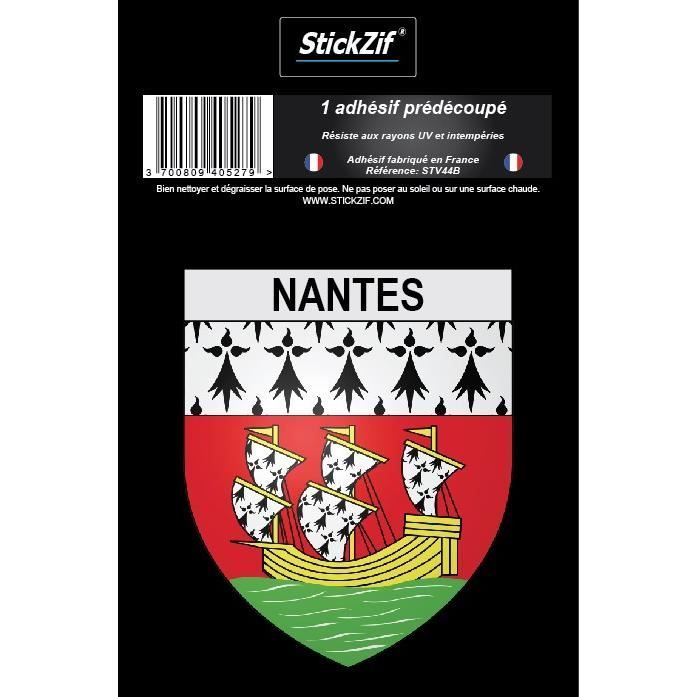 STICKZIF 1 Adhésif Blason Nantes STV44B