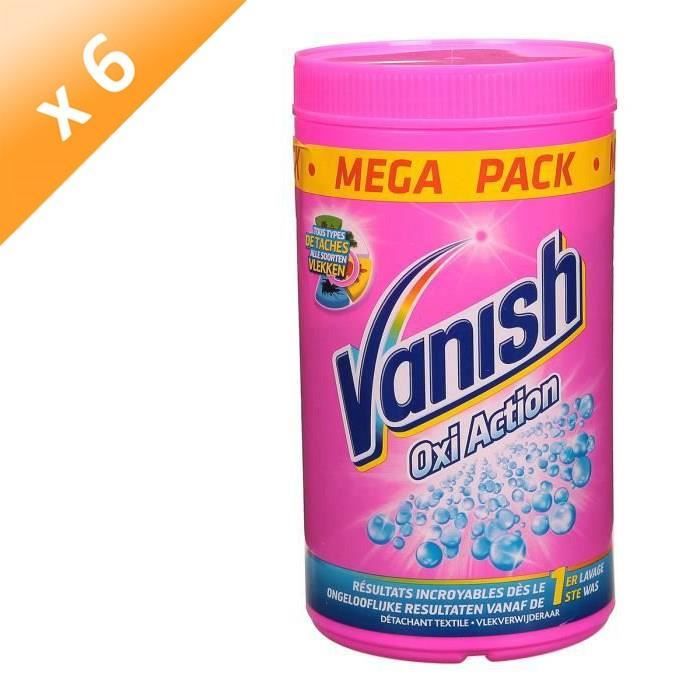 VANISH Détachant Oxi Action en poudre - Lot de 6