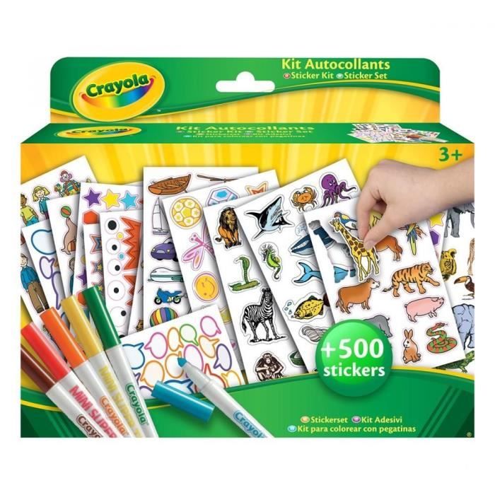 CRAYOLA Kit Coloriage Et Autocollants