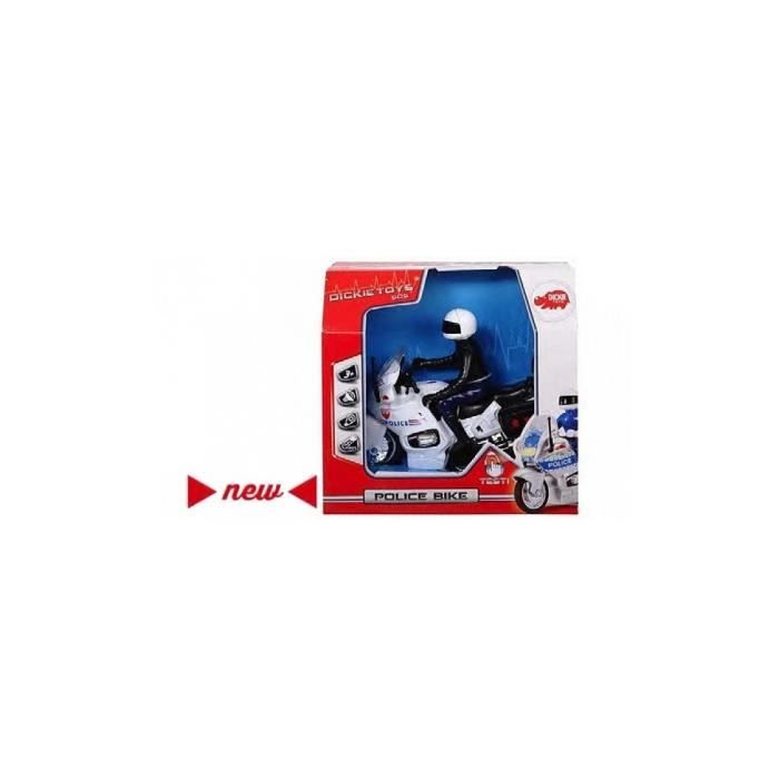 DICKIE SOS Moto de Police 15 cm