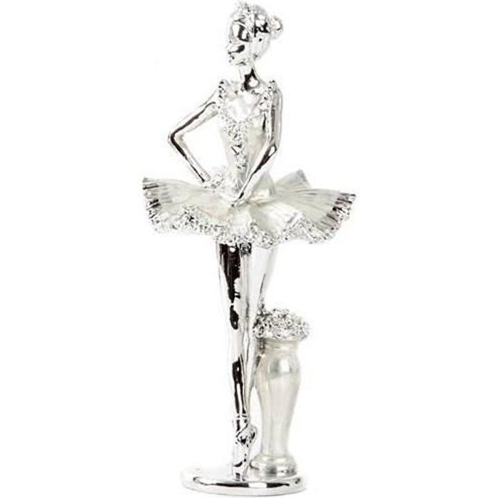 AVENUELAFAYETTE Statuette Coq couleur argent 16 cm