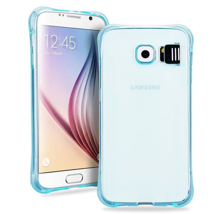 coque galaxy s6 silicone bleu coque galaxy s6 silicone bleu