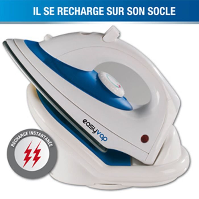 Fer à Vapeur Sans Fil ZEEGMA IRONEE 2600W - Repassage Horizontal Et Vertical Facile !