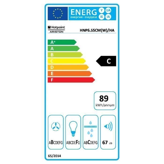  HNP 6.5S CM (W)/HA - Hotte murale décorative1
