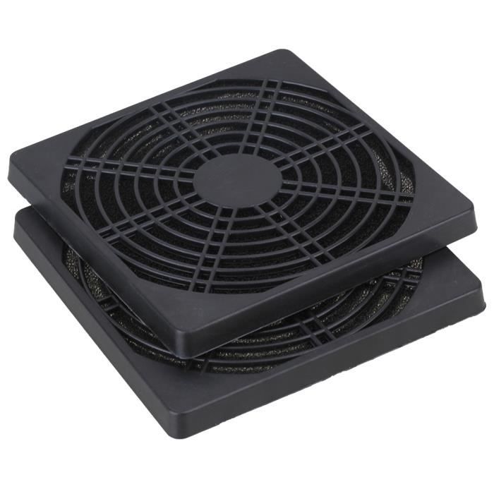 5 x PC noir, couvercle du filtre anti-poussière1