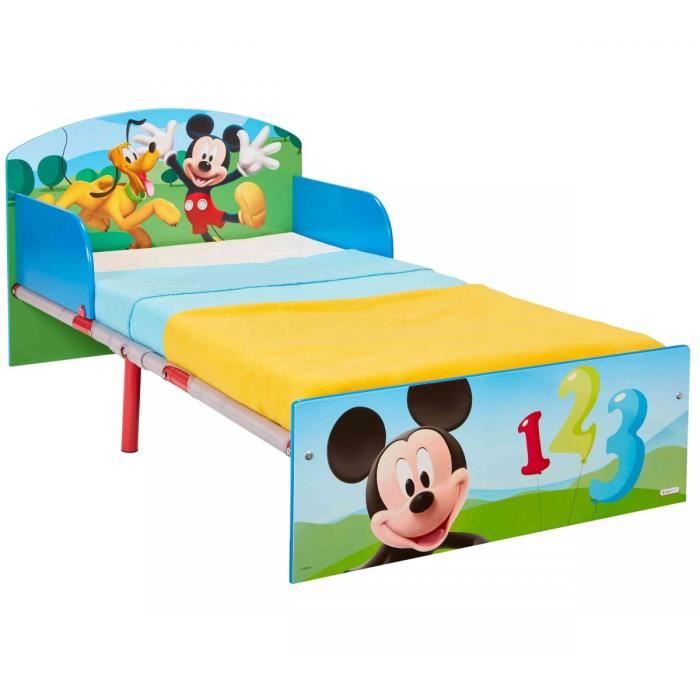 MICKEY Lit pour Enfants pour Matelas 140cm x 70 cm