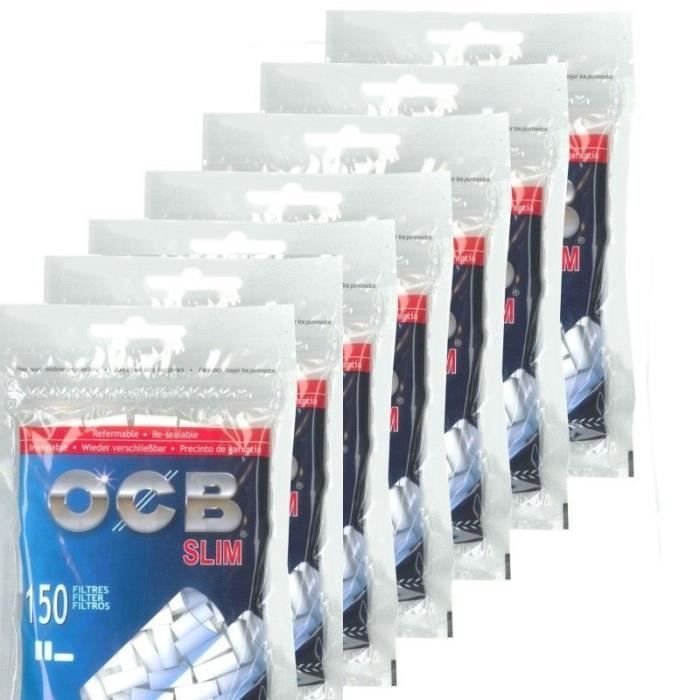 OCB Filtres SLIM ECO BIO 6MM Boite de 50 Sachets de 150