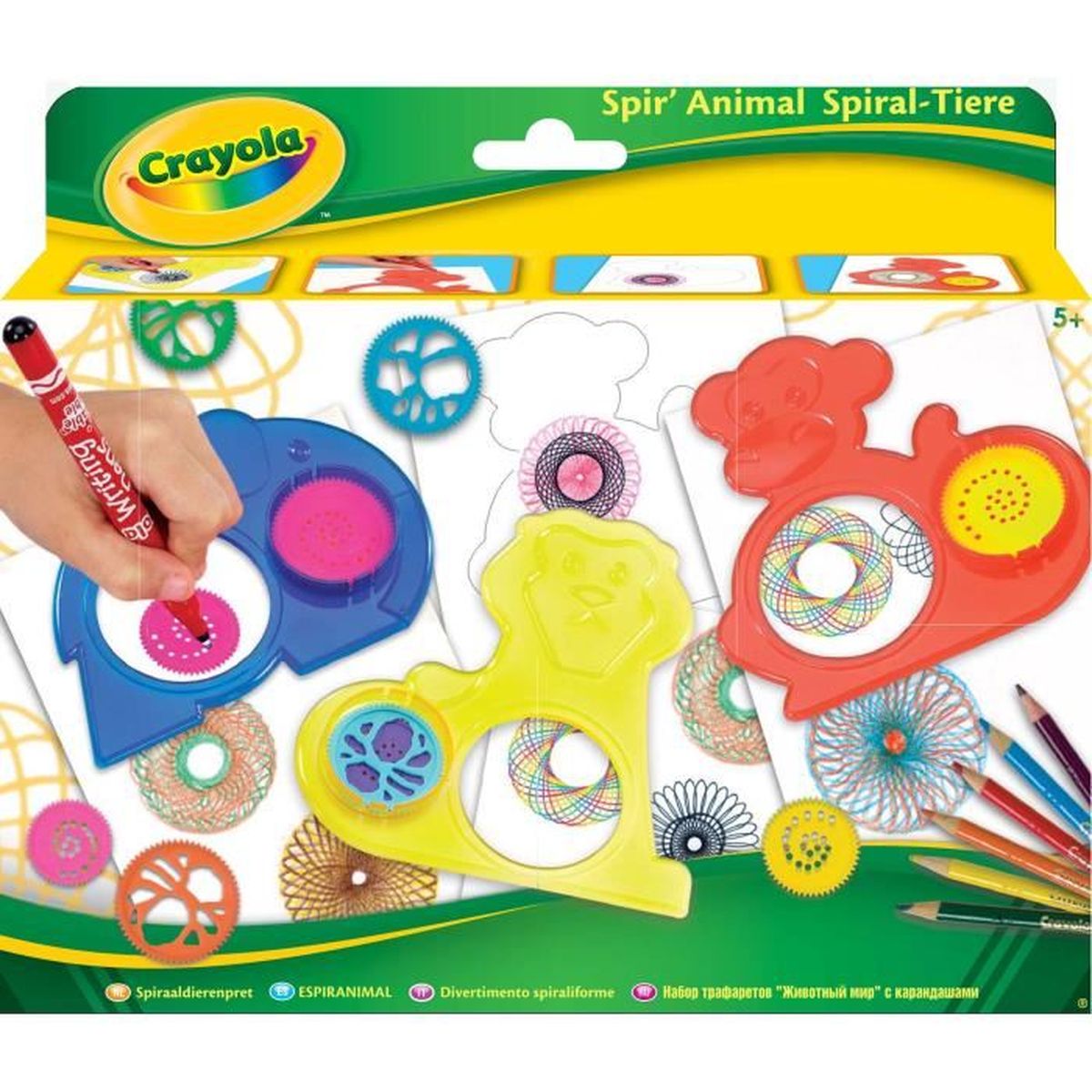 KIT DE DESSIN CRAYOLA Spir animal