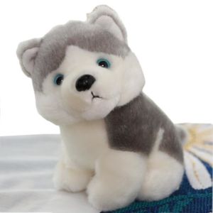 YunNasi Peluche Chien Husky Jouet de Simulation Enfant Cadeau Anniversaire Naissance pour B/éb/é Filles Gar/çons