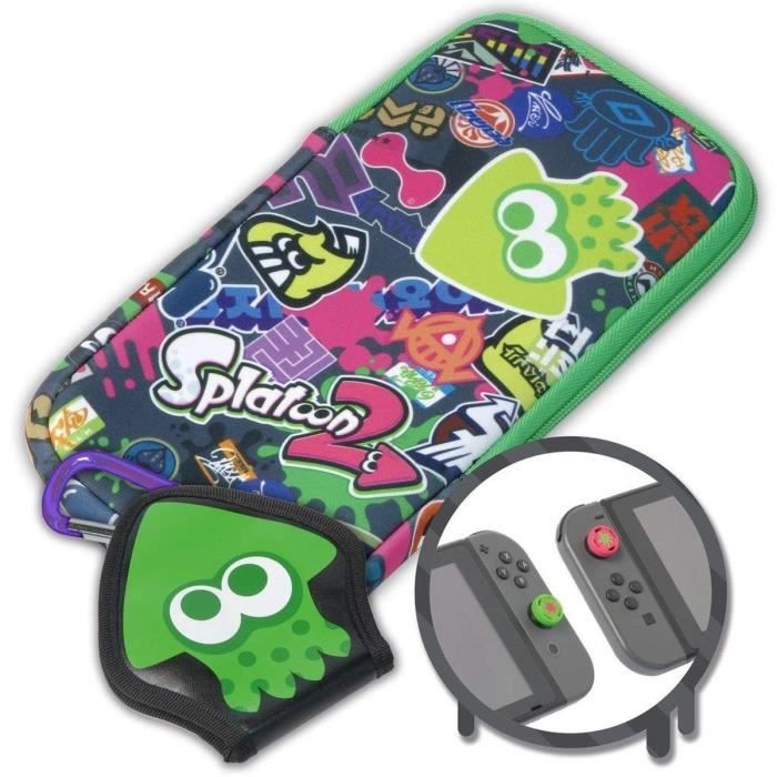 Hori Starter Pack Splatoon 2 Pour Nintendo Switch - Licence Officielle Nintendo
