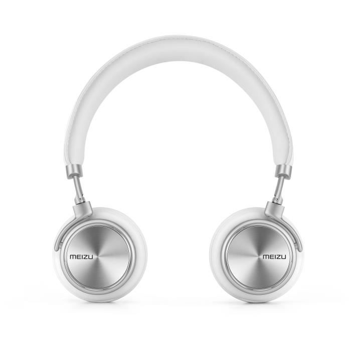 MEIZU Casque filaire Audio HD50 - Blanc - 103 dB - Câble 1,2 m - Rotation multi-angles