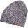 WANABEE Bonnet Teddy Gris Chiné et Noir Adulte