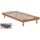 TEXAS Cadre de lit 90x190 - 1 place - 24 lattes -