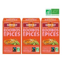 THÉ ALTER ECO Rooïbos aux épices Bio - 3x 40 g THÉ ALTER ECO Rooïbos aux épices Bio - 3x 40 g