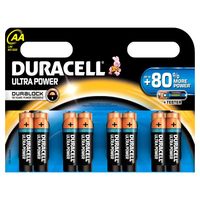 PILES DURACELL Piles Duralock AAx8 Ultra Power (LR6) PILES DURACELL Piles Duralock AAx8 Ultra Power (LR6)