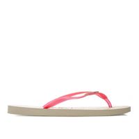TONG Tongs Havaianas Slim Logo Metallique pour femme en TONG Tongs Havaianas Slim Logo Metallique pour femme en