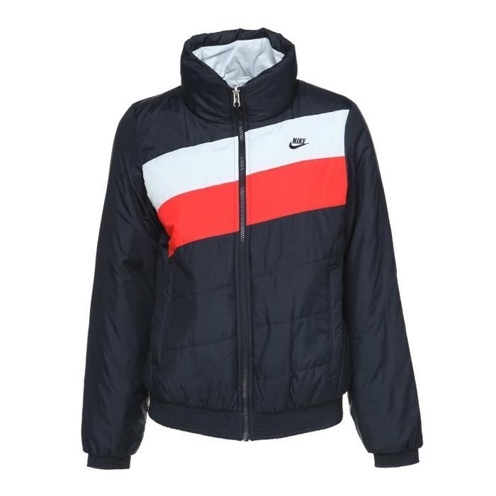 NIKE Veste Conversion - Femme - Noir, blanc et rouge