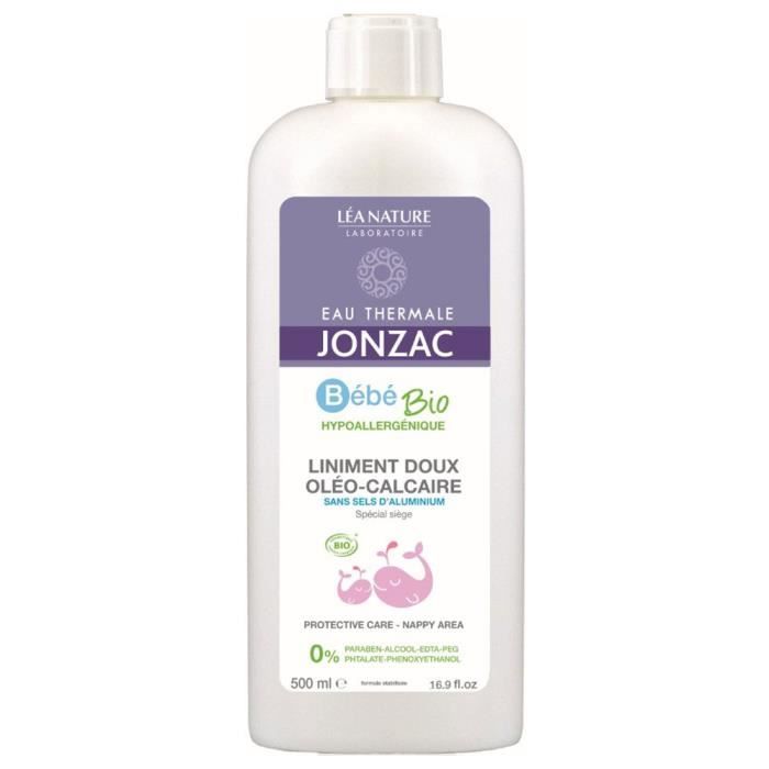 EAU THERMALE JONZAC Liniment Bébé doux oleo-calcaire spécial siège - 500 ml