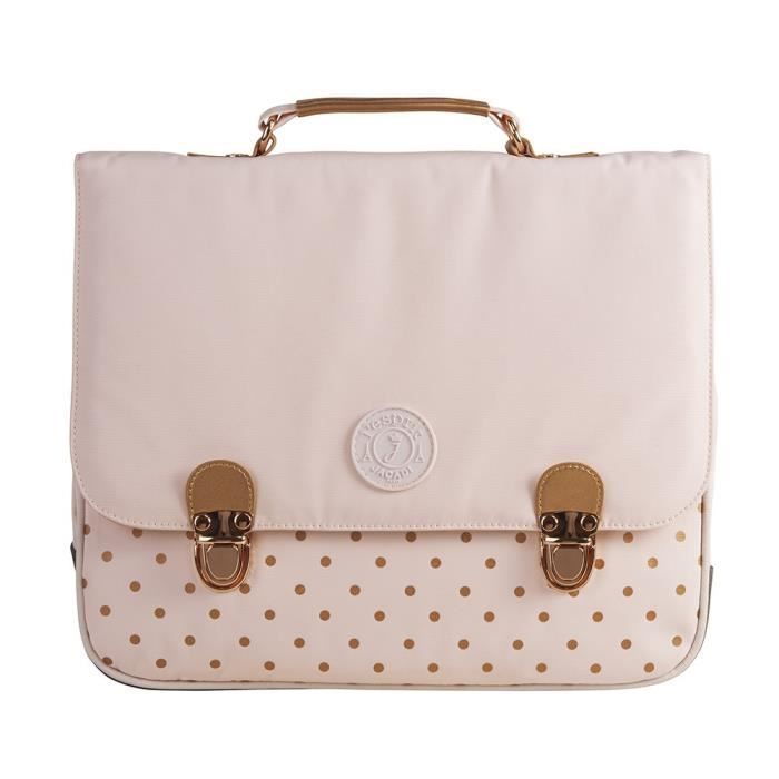 JACADI Cartable - 1 Compartiment - Maternelle - 32 cm - Rose - Enfant fille