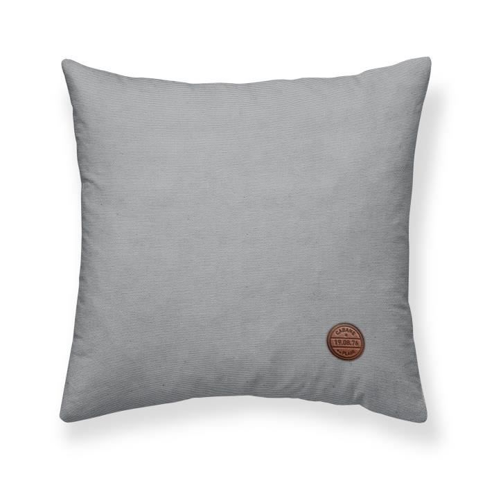 TODAY Coussin Chambray déhoussable Cabane de Plage 40x40 cm - Ecume