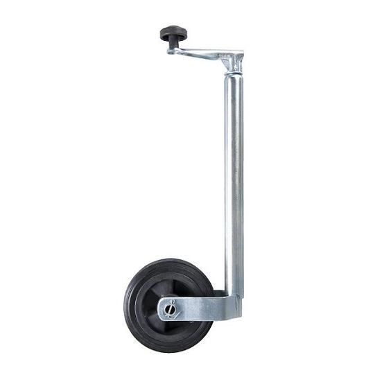 Roue Jockey Pour Caravane 48mm Avec Manivelle - Capacité 150kg