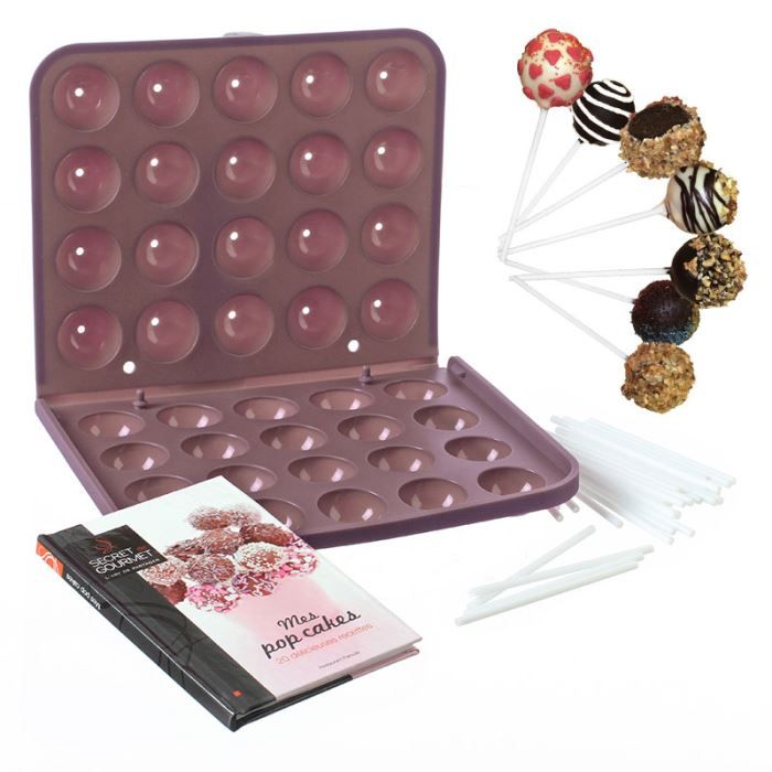 Moule à Cake Pops En Silicone 20 Cavités – Résistant à La Chaleur (-40°C à +230°C), Pour Four Et Congélateur