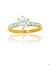 bague solitaire or jaune zirconium bague solitaire or jaune zirconium