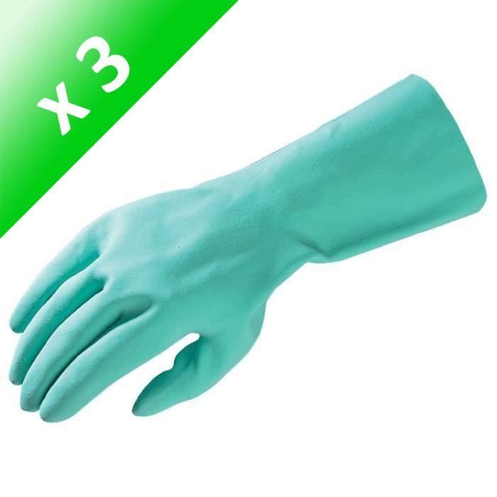 MAPA Gants de ménage ultra confort Taille 7/M (Lot de 3)