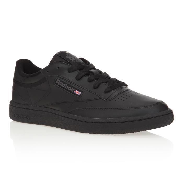 REEBOK Baskets Club C85 Cuir - Homme - Noir