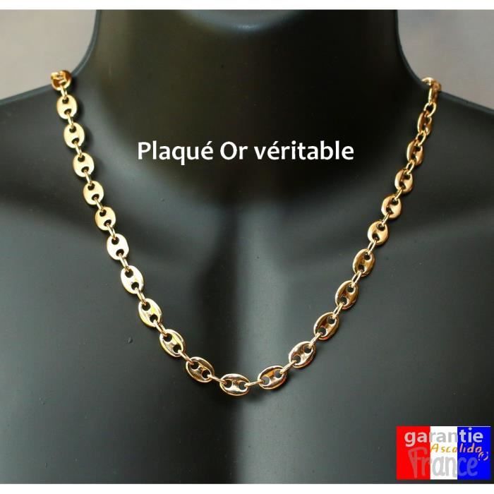 Collier Homme Grain De Cafe Cm Collier Homme Grain De Cafe Cm