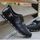 hommes cuir décontractée Chaussures en Noir