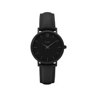 MONTRE CLUSE Montre Quartz CL30008 - Cuir - Mixte - Noir MONTRE CLUSE Montre Quartz CL30008 - Cuir - Mixte - Noir
