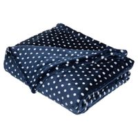 COUVERTURE - PLAID FINLANDEK Plaid à pois LYYLI 150x200cm CIEL D'ORAG COUVERTURE - PLAID FINLANDEK Plaid à pois LYYLI 150x200cm CIEL D'ORAG