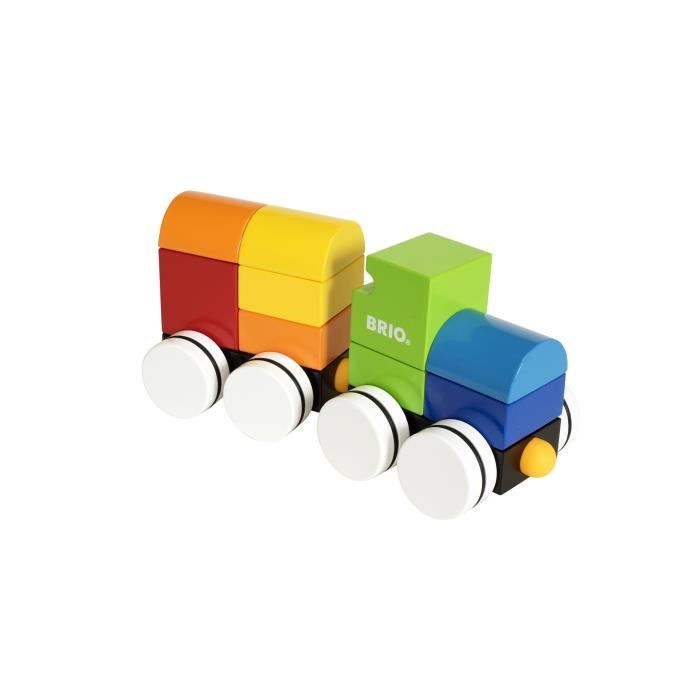 BRIO - 30245 - Train Empilable Magnetique - Jouet en bois