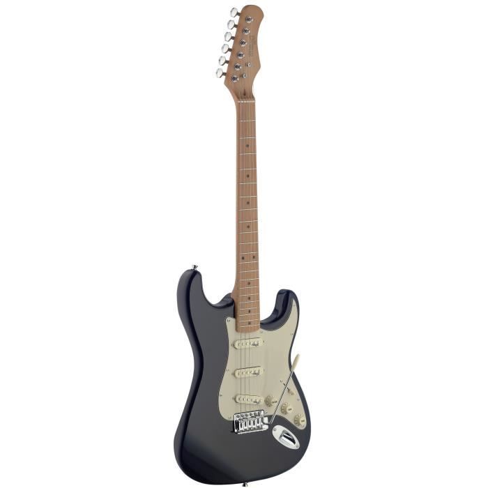 STAGG SES50M-BK Guitare Electrique - Vintage Noir